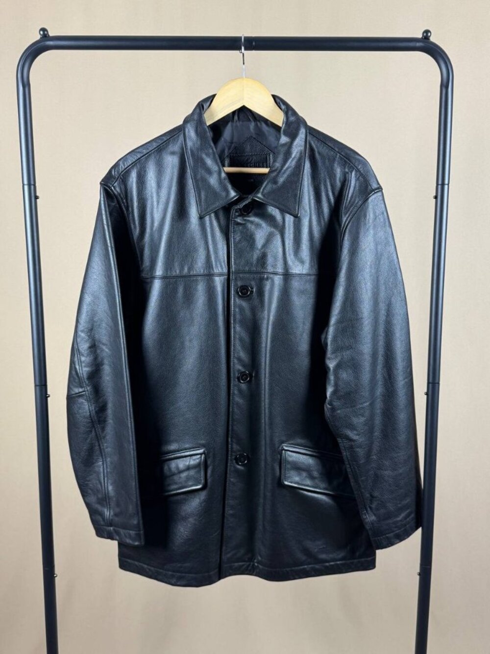 Vintage Britches Classic Sport Men’s Black Leather Coat M Original Tags